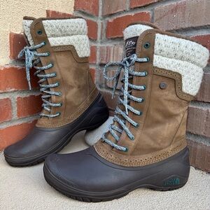 The North Face Shellista II Mid Insulated Waterproof Lace-Up Pac Boots Sz 10.5